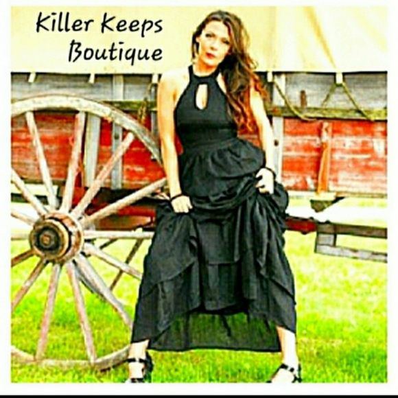 Xtaren Dresses & Skirts - Xtaren Black Ruffled Gothic Gown